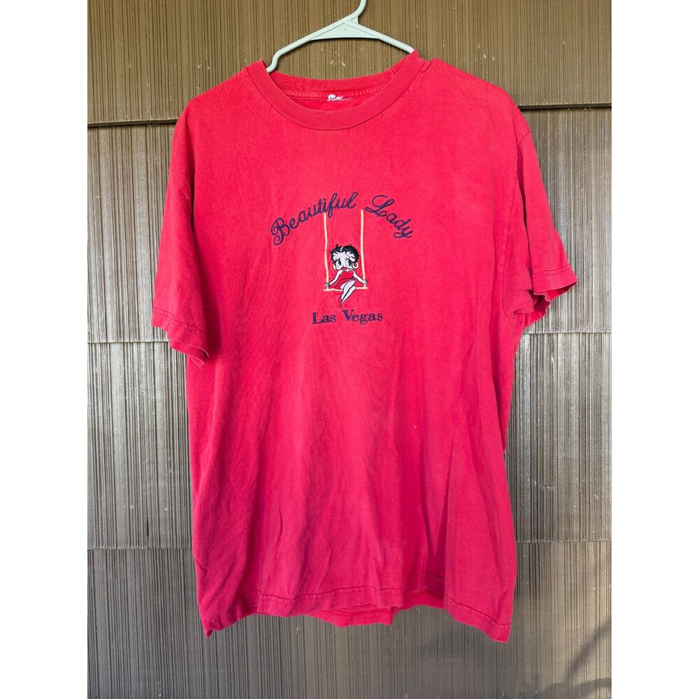 Vintage 90s Embroidered Betty Boop Shirt